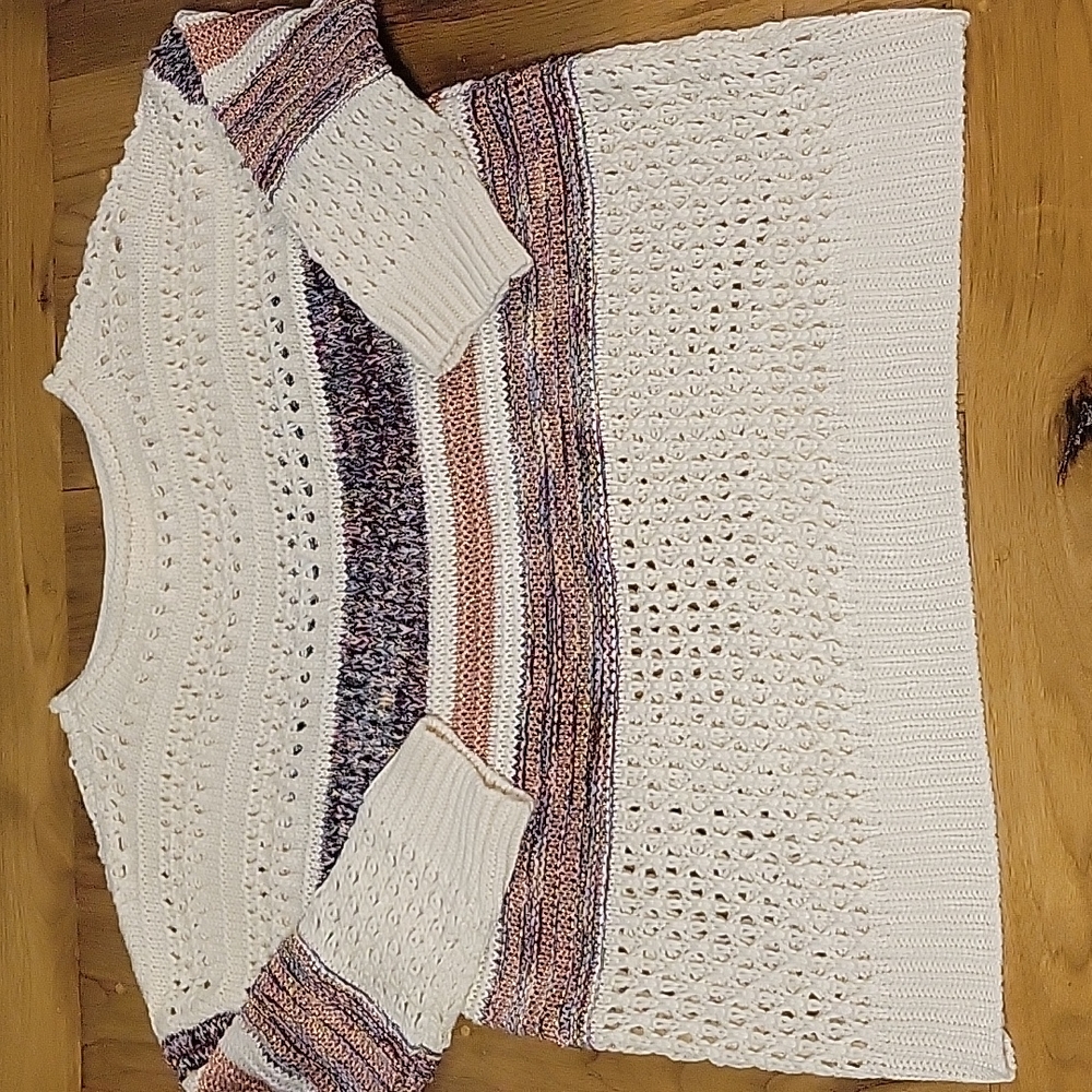 Women's XL beautiful loose knit heavyweight sweater